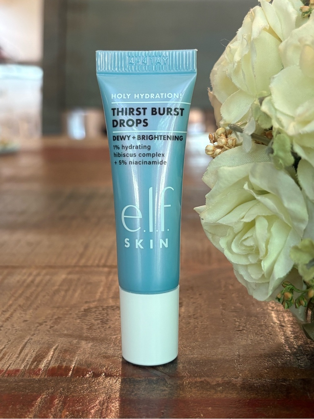NEW e.l.f. Skin THIRST BURST DROPS Dewy + Brightening HOLY HYDRATION Mini!